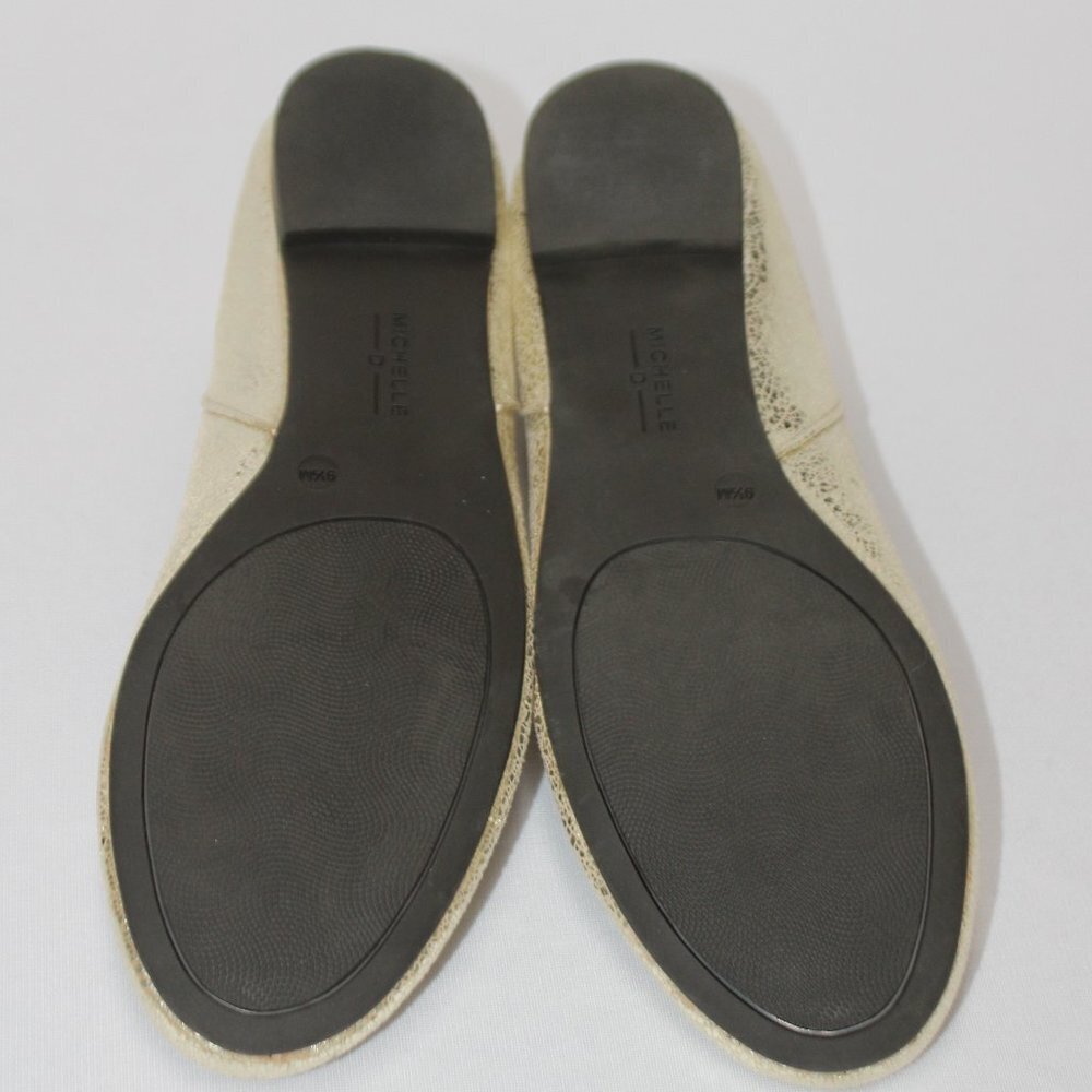 Michelle D Golden Ballet Flats - Picture 6 of 10